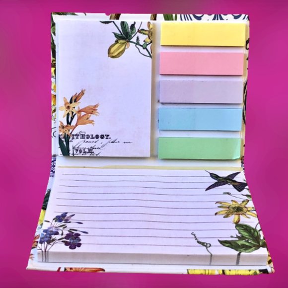 Hummingbird Compact Sticky Notes + Sticky Flags + Memo Pad Michel Design Works - Picture 9 of 10